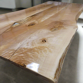 Live Edge Hickory Bar Top